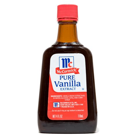 Does pure vanilla contain alcohol?